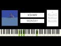 Tom Odell Monday BEST PIANO TUTORIAL COVER 