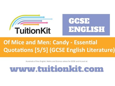 Of Mice And Men Candy Essential Quotations English Of Mice And Men Candy Essential Quotations English Literature