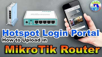 Steps on How to Upload Hotspot Login Portal in  MikroTik Router