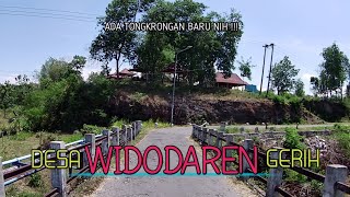 Keliling desa Widodaren Gerih Ngawi,. suasana di siang hari..