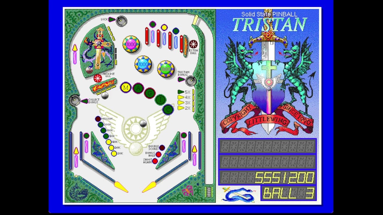 고전 게임 - Tristan Pinball