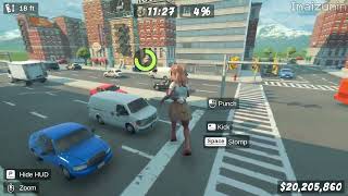 Slowest Giantess Growth - Pawperty Damage Gameplay