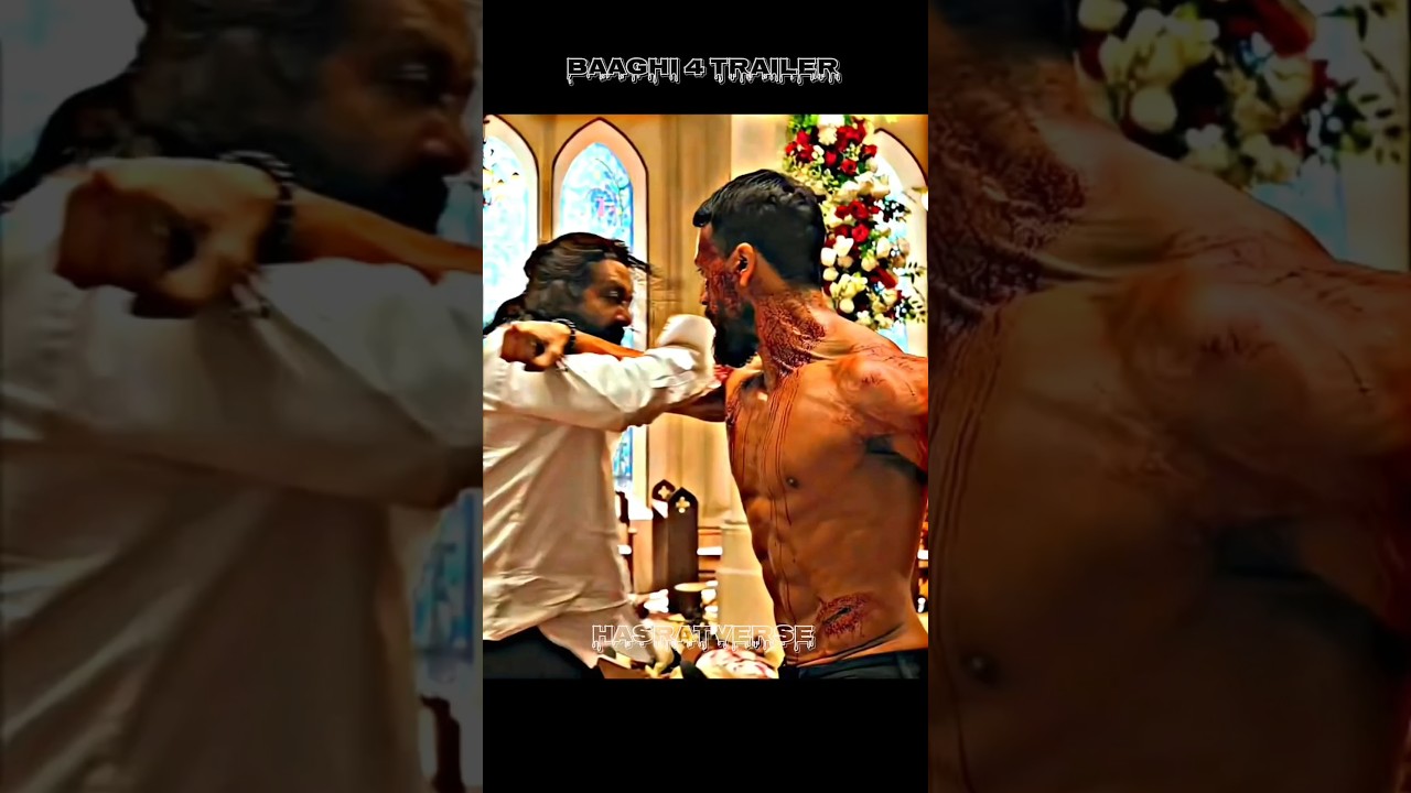 BAAGHI 4 TRAILER 🔥 Tiger Shroff vs Sanjay Dutt | Official Trailer #Shorts poster