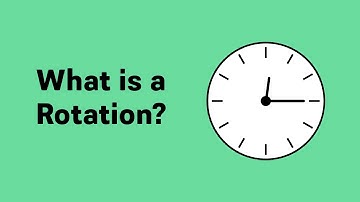 Wat is een rotatie? [Wanneer wiskunde gebeurt, cursussen]