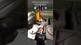 ninja's in pyjamas cs2 highlight #cs2overpass #cs2highlights #csgomoments #