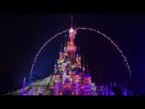 [4K] NEW VERSION Disney D-Light - Full Show (with 200 drones) | Disneyland Paris 30th Anniversary