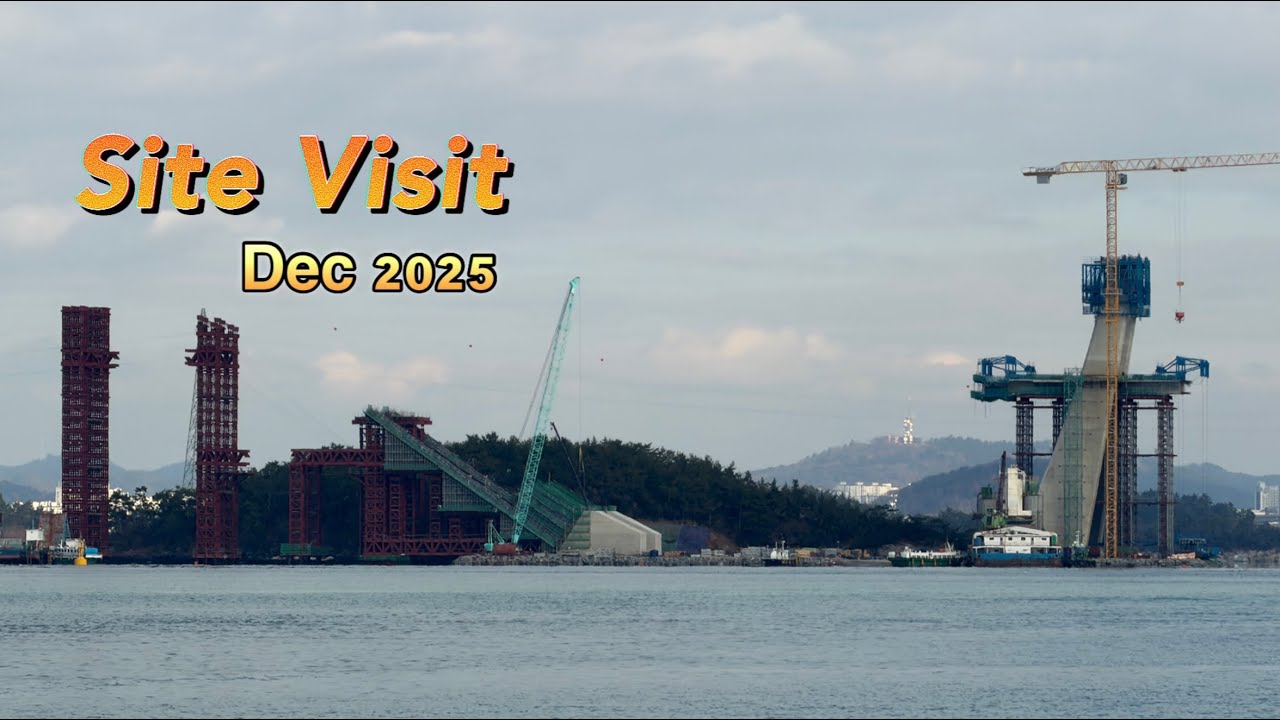 달리-율도대교 / 율도-압해대교 시공현장