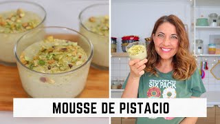 Mousse de pistácio (sem ovos)