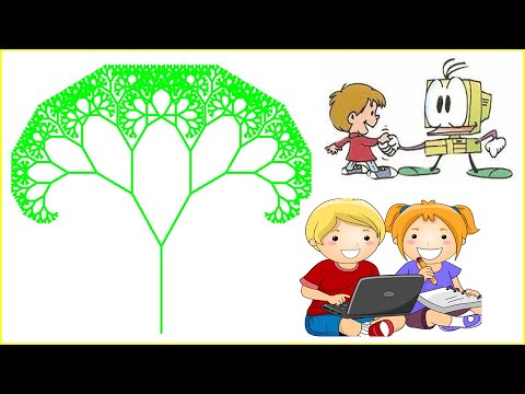 Sử dụng thủ tục trong Logo để vẽ "Cây"
