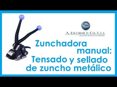 Zunchadora manual de zuncho metálico