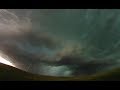 360: MONSTER HP supercell tracks 265 miles from eastern CO to western KS with wind-drive baseballs!