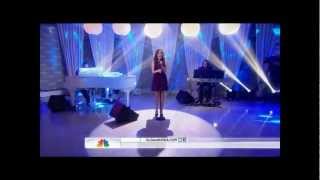 Alison Luff singing an amazing song on the Today Show on NBC