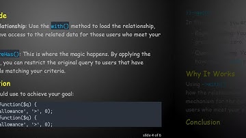 Filtering Users Based on Relationships in Laravel with whereHas