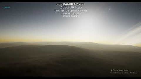 EXOSKY: Calming Sunrise | Fully Procedural Universe WIP