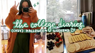 college diaries | first snow, chem lectures, cozy movie nights! 🌨🌙 @christinelee123