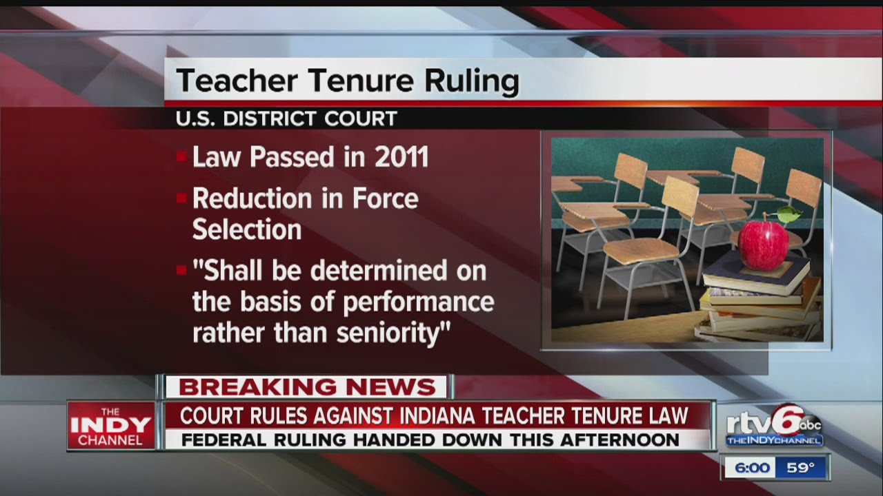 Federal judge rules reduction-in-force provision of teacher tenure law unconstitutional