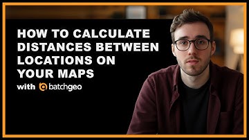 Calculate Distances Between Locations on Your BatchGeo Maps
