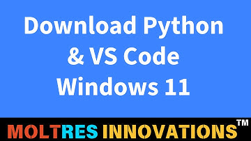 How to install Python and VS Code in Windows operating system