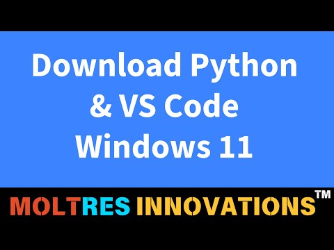 How to install Python and VS Code in Windows operating system
