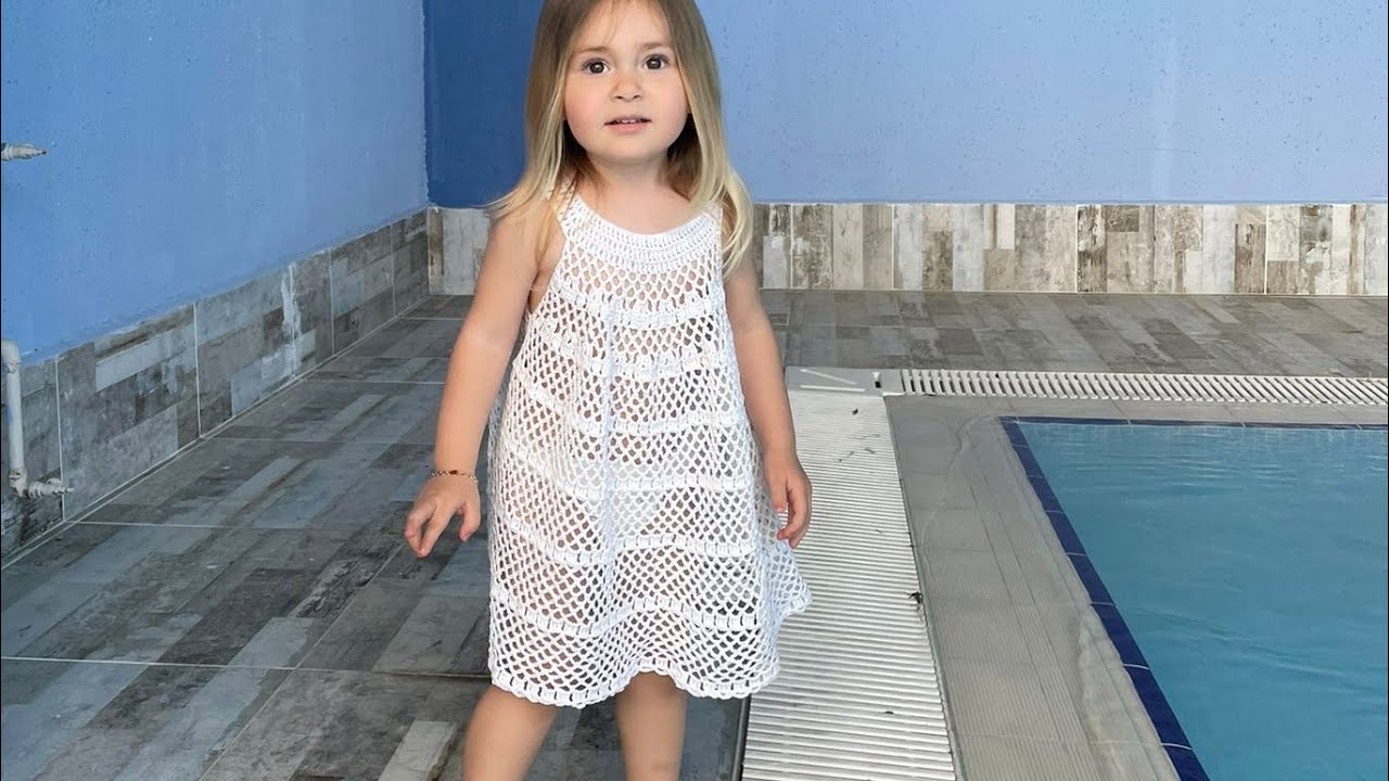 FİLE ÇOCUK ELBİSESİ. #örgü #bebekörgü #elbise #orgumodeller #örgüelbise