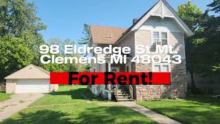 98 Eldredge St Mt. Clemens, MI 48043 for rent