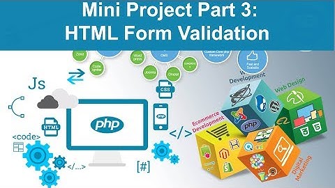 php tutorial in hindi - Mini Project Part 3 (HTML Form Validation)