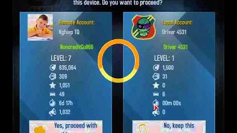 Asphalt 8  Airborne 11: Could not login when sync the old data