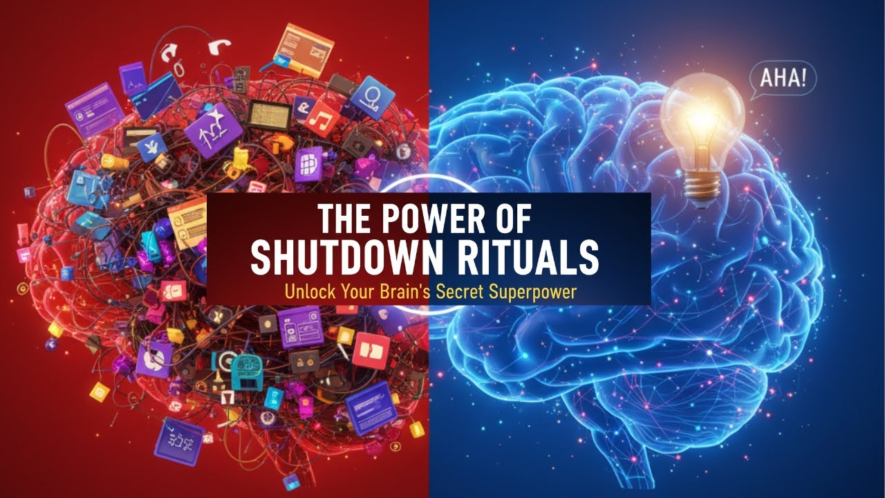 Sutdown Ritual The Power of Shutdown Rituals: Unlock your brain’s superpower - YouTube