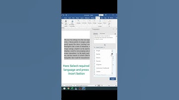 Amazing MS Word Trick: Translate Text in Seconds!