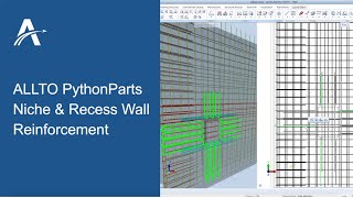 Famous Wall Niche or Recess in the Wall | Wall Reinforcement PythonParts in ALLPLAN Wealth