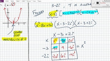 5 7 Complex Zeros And Forming Polynomials Video