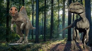 Spinosaurus vs. CC Indominus Rex