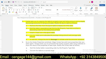 Excel Module 6 SAM Project B | Charlotte Development | NP_EX365_6B