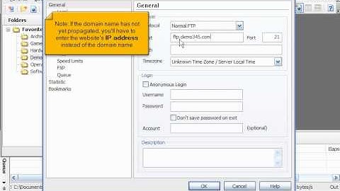 Configuring your website in SmartFTP - FTP Tutorials