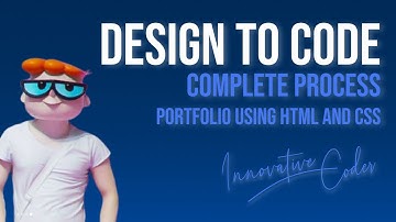 Design to Code | Coding Portfolio Website | Part 2