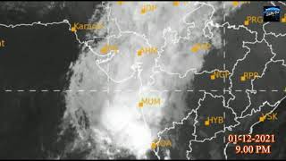 Indian Weather Satellite Image Live Update 01-12-2021 9.30 PM  | India Weather Forecast Today