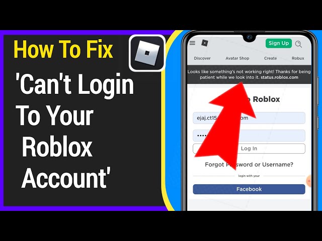 what to do when u cant login to your account on roblox｜TikTok Search