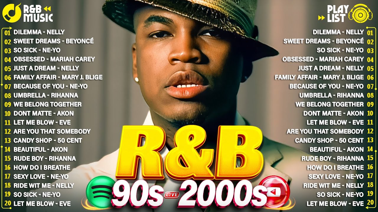 Best of R&B Classics 90s & 2000s ~ Old School R&B Music Ever 💿 Ne-Yo, Rihanna, Usher, Akon, Nelly