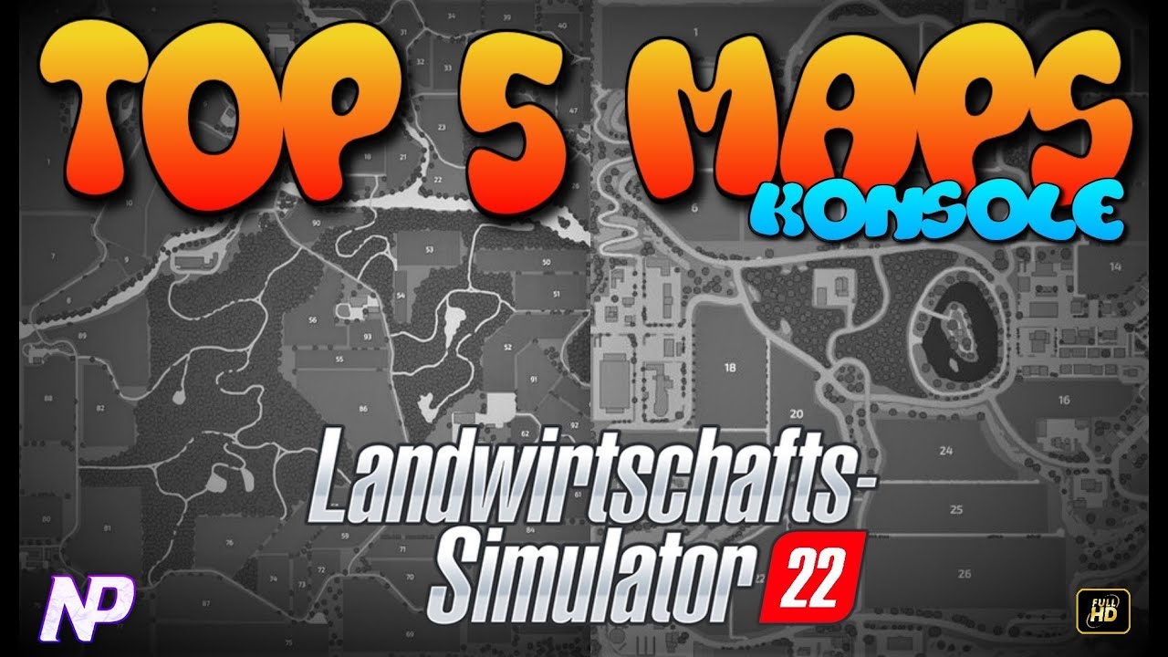 🆕#LS22, TOP 5 MAPS KONSOLE