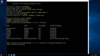 EMS - Get all the mailboxes in organization