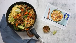 Spicy Lamb Noodles // Marley Spoon