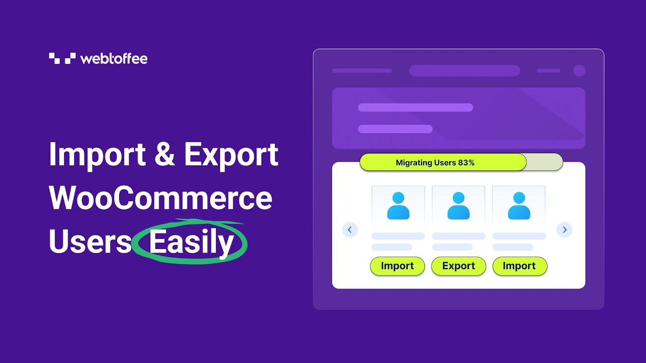 Удобный импорт/экспорт данных для пользователей WooCommerce.