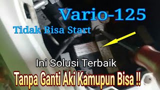 Akibat Aki Ngedrop dan Soak, Pada Motor Injeksi Honda Vario 125