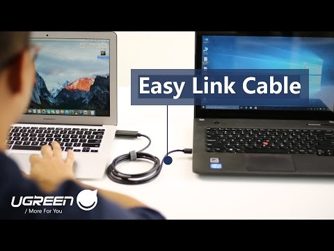 Ugreen Easy Link Cable के साथ Mac से Windows में डेटा स्थानांतरण