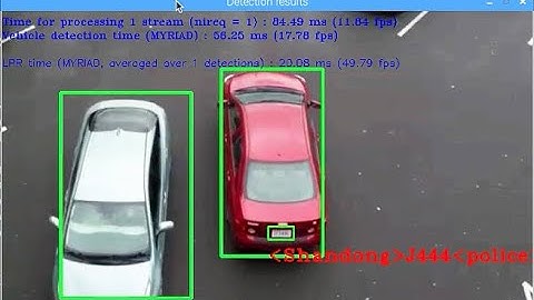 Raspberry pi openVINO License plate recognition Demo