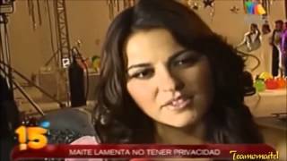 Maite Perroni no habla de su vida privada