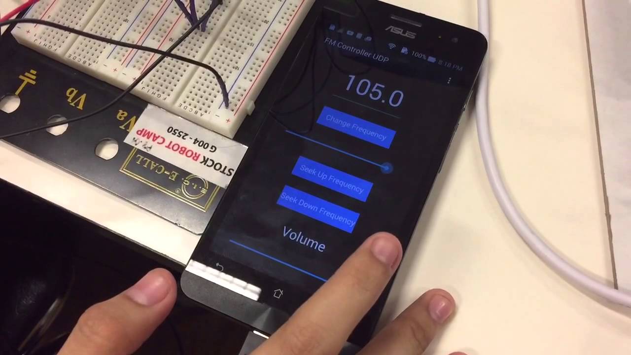 FM AR1010 With STM32 Nucleo & Android - YouTube