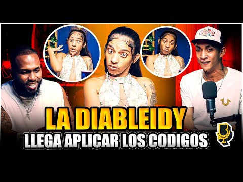 La Diableidy aplicando los códigos del barrio #labarradelnegro