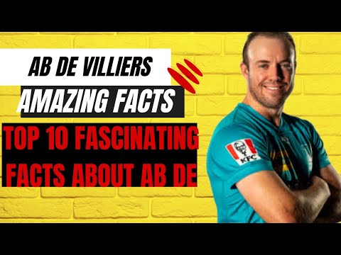 top 10 interesting facts about ab de villiers | mr 360 | ipl rcb player ...