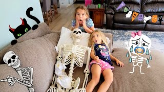 Halloween kid fun video!  Skeleton Mom is MADWe lost her BABY!